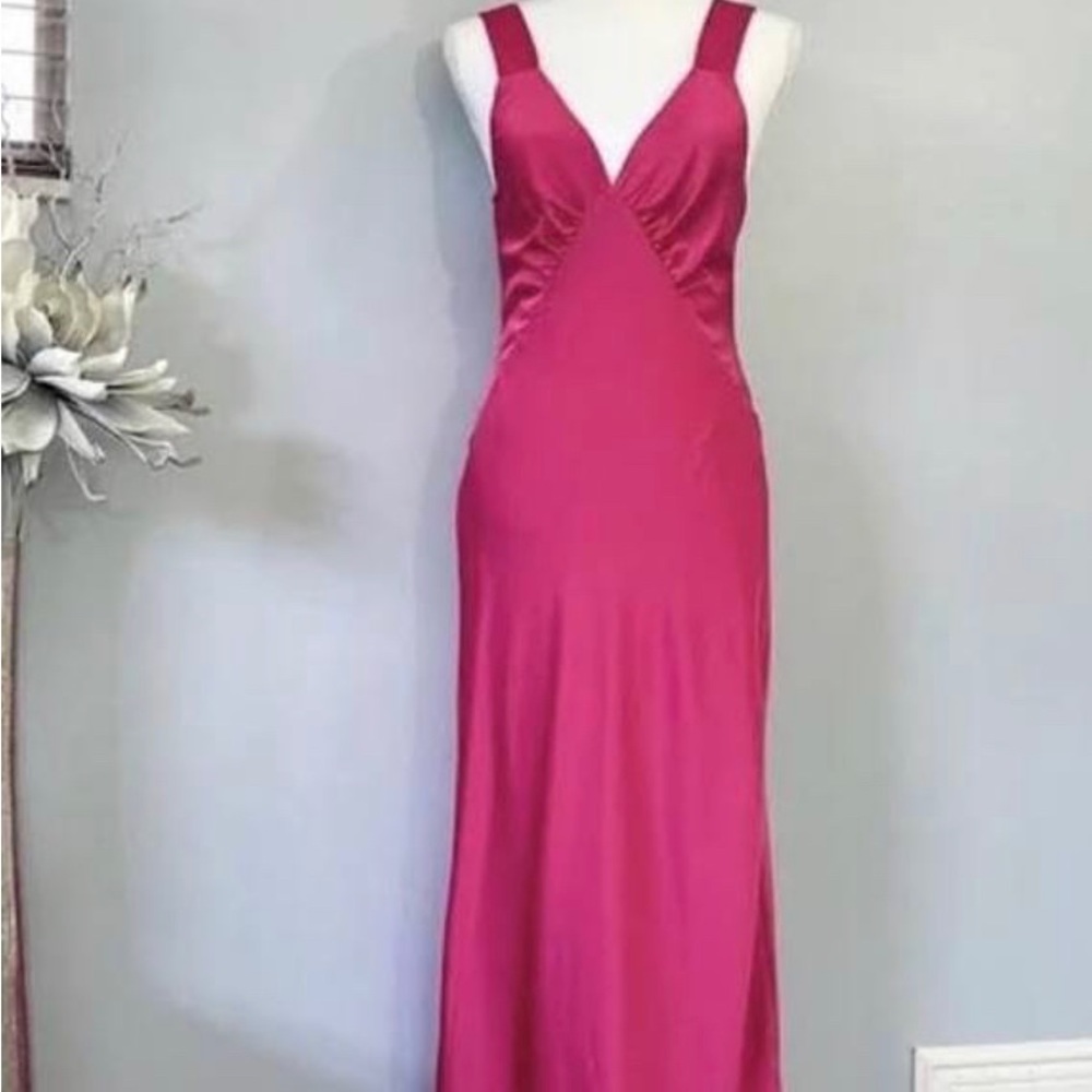 House of Harlow Pink Satin Dress